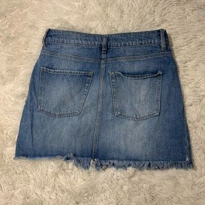 Jean skirt size 6